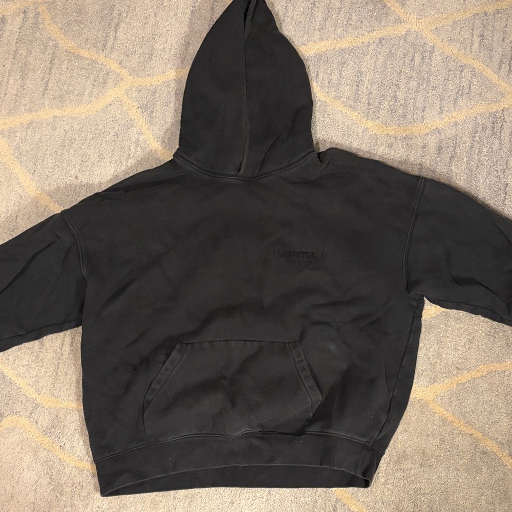 Essentials Black Hoodie
